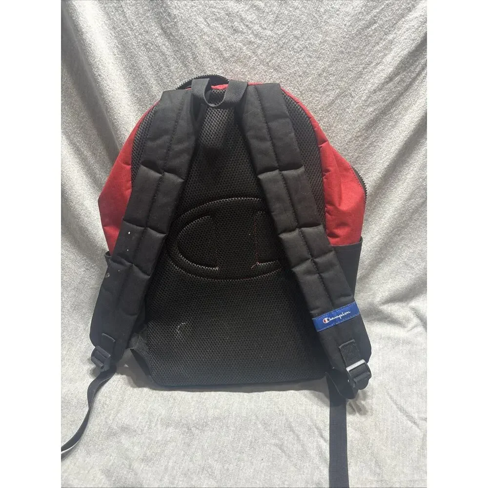 Champion Red & Black Bookbag, Travel Bag, School Bag backpack